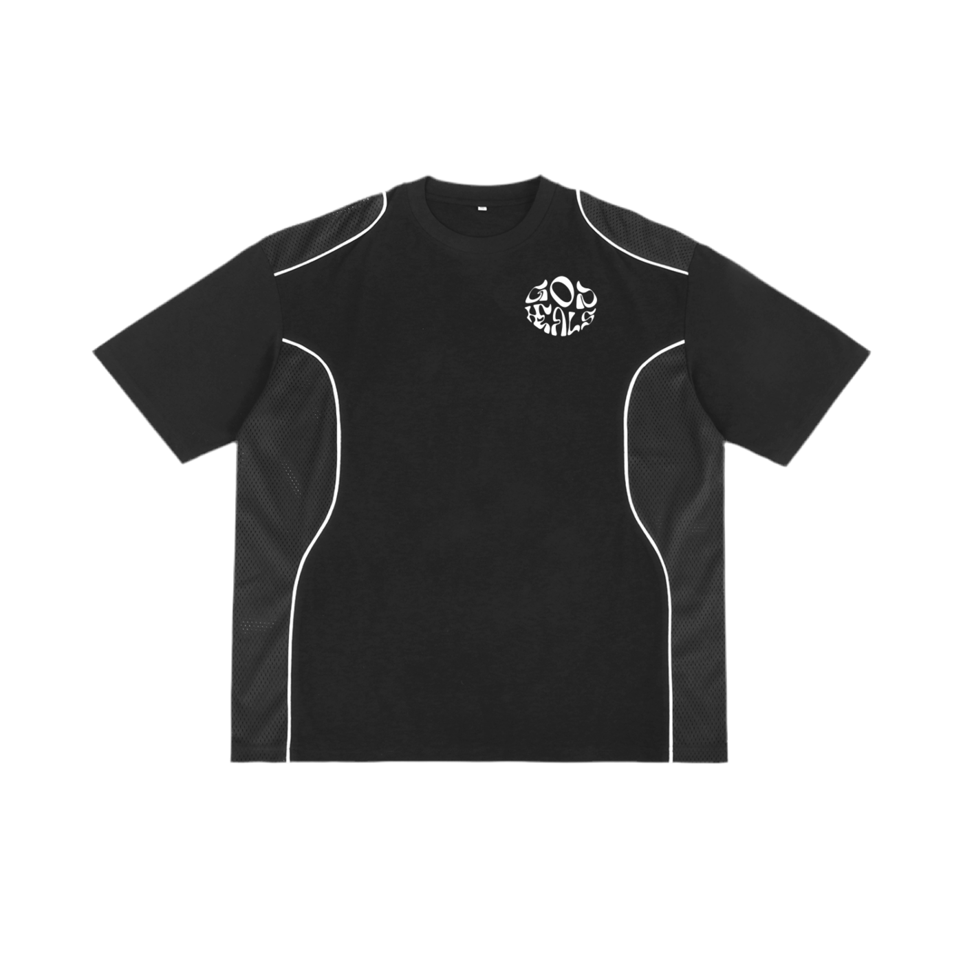 Contrast Piped Panel T-Shirt