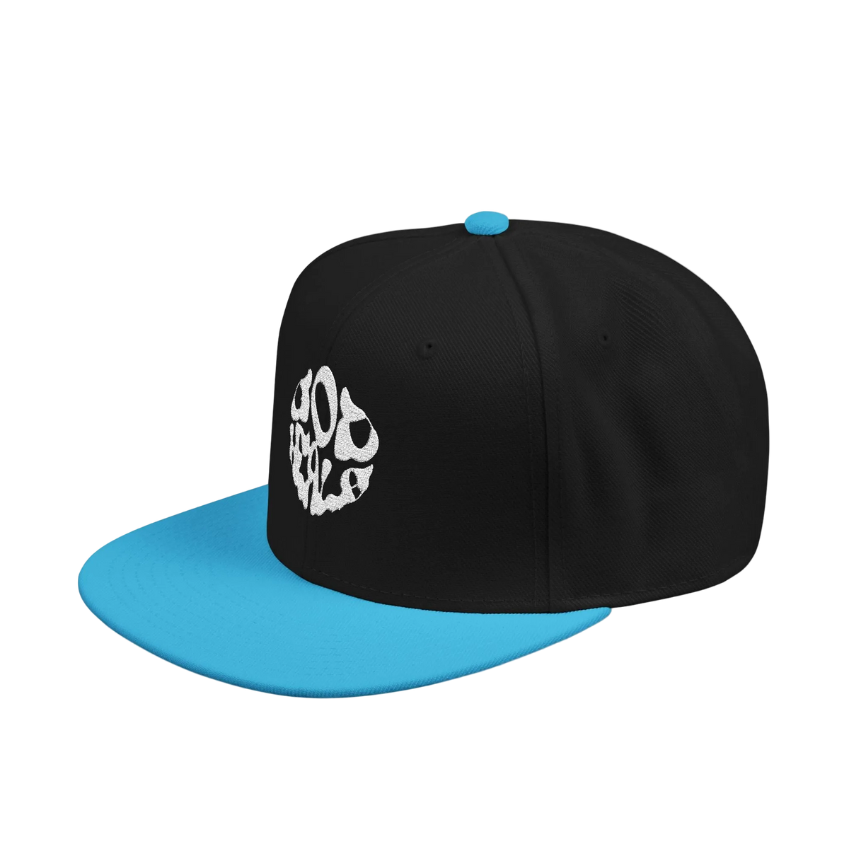 Embroidered Paw Print Snapback Hat