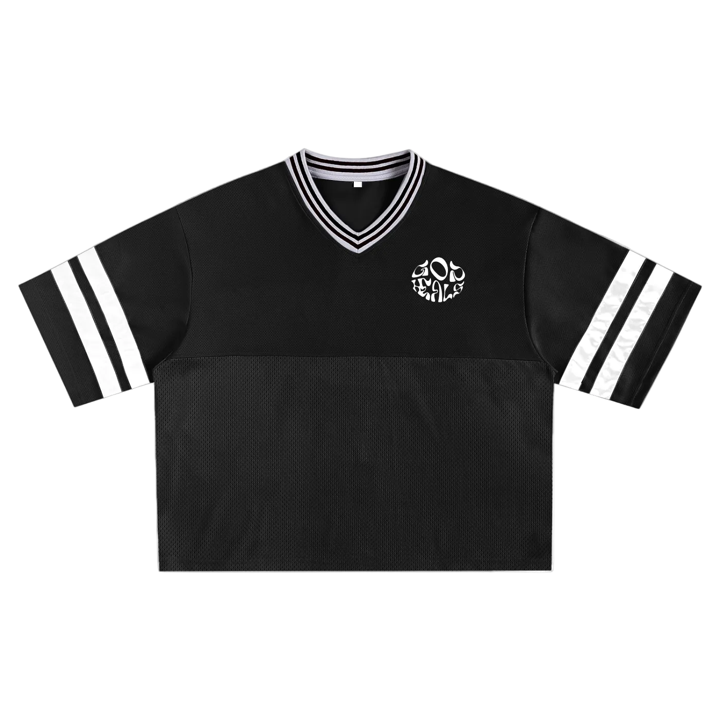 God Heals Taped Mesh Boxy T-shirt