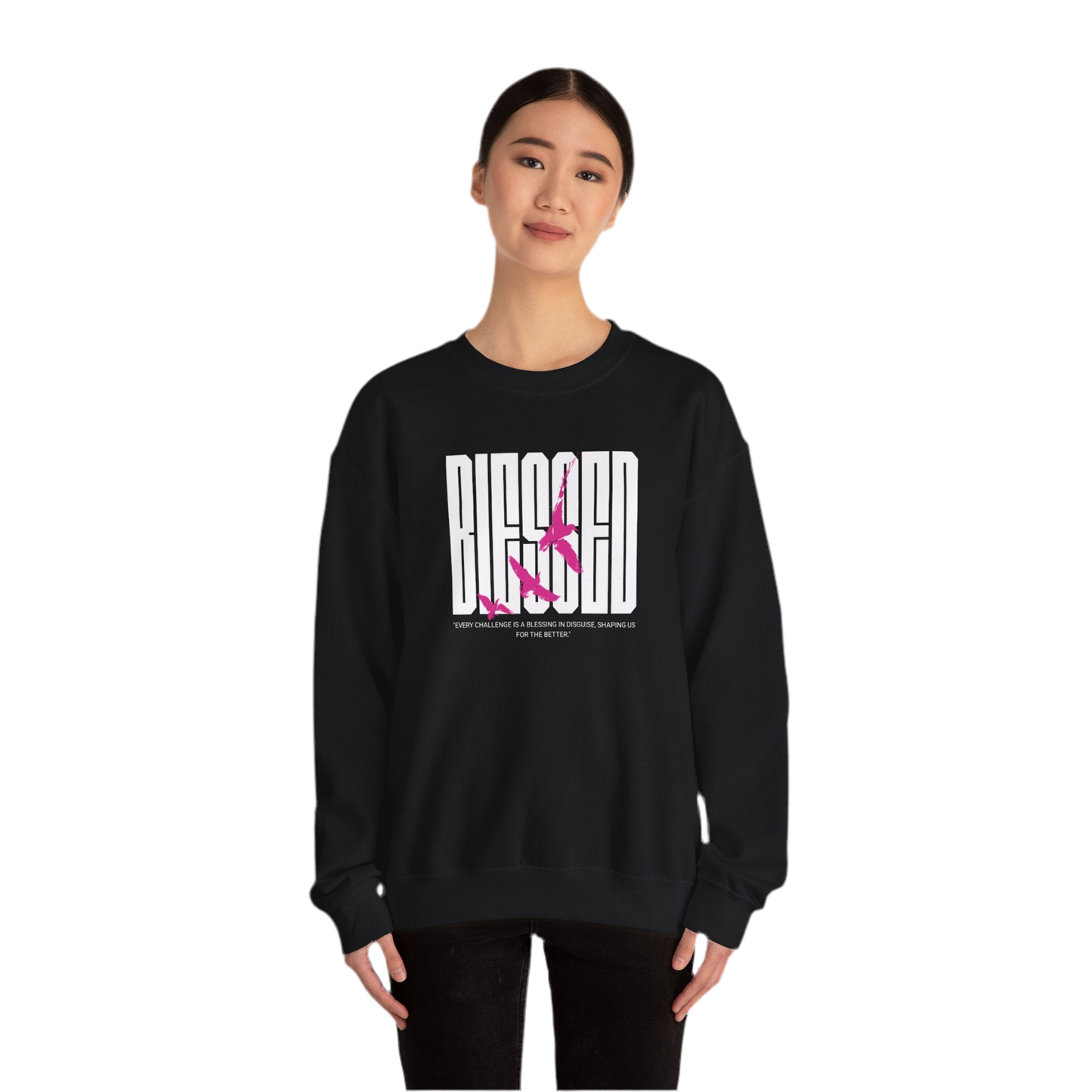 “Blessed” Crewneck Sweatshirt - Unisex Heavy Blend