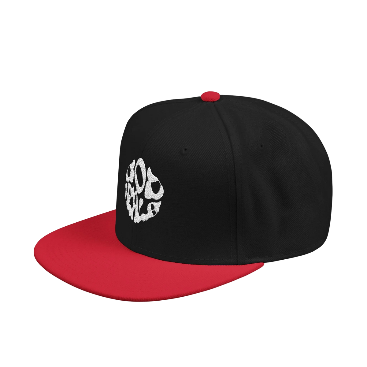 Embroidered Paw Print Snapback Hat
