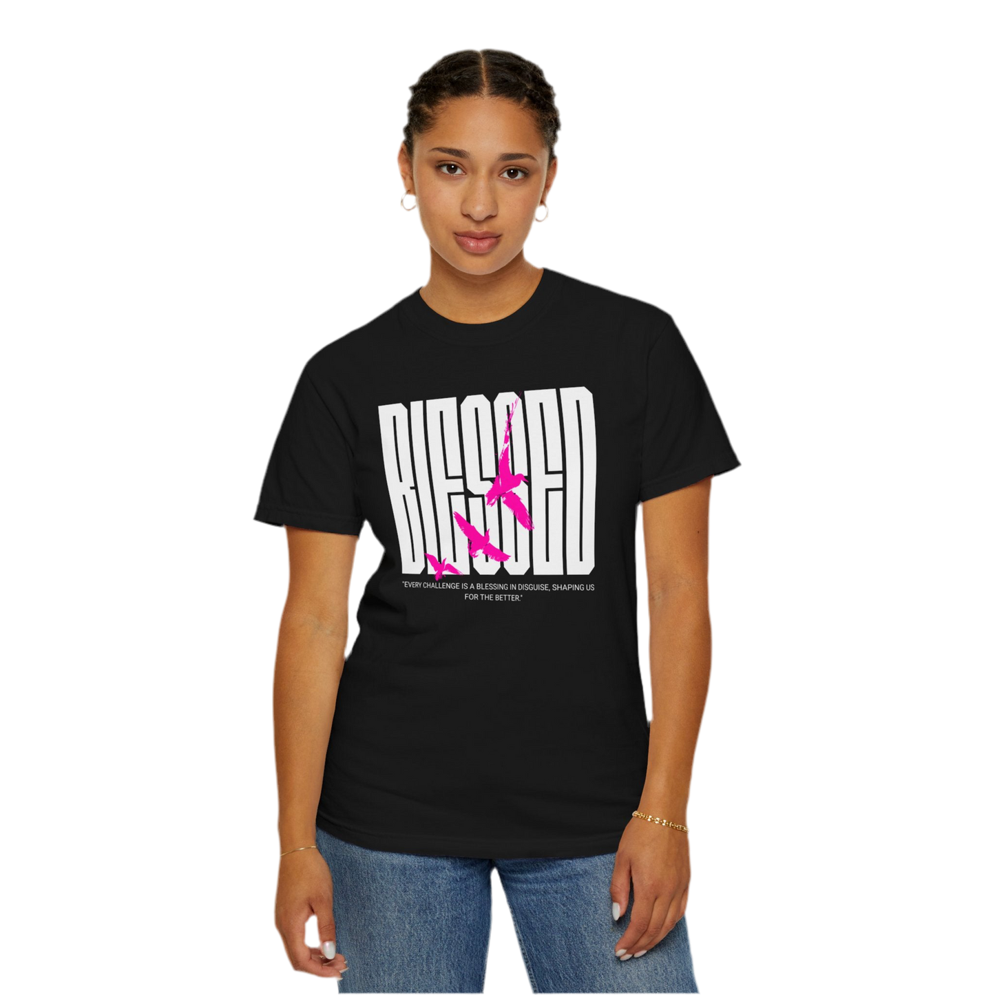 “Blessed” Unisex Garment-Dyed T-shirt