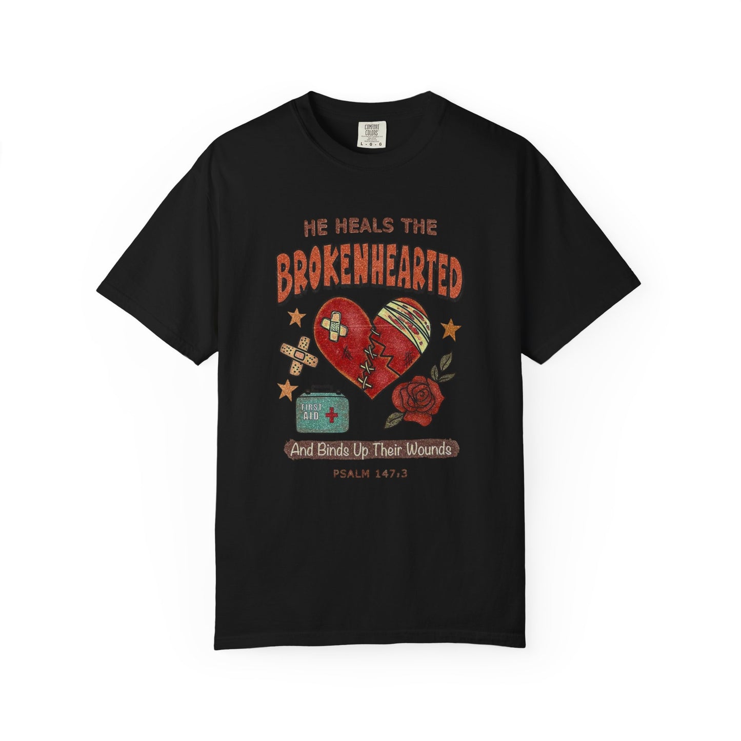 He Heals the Brokenhearted T-Shirt