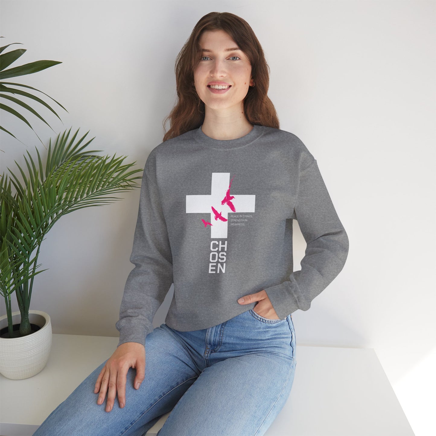 “Chosen” Unisex Crewneck Sweatshirt - 'Chosen' Design