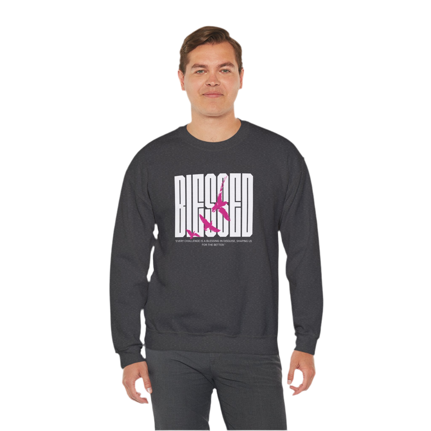 “Blessed” Crewneck Sweatshirt - Unisex Heavy Blend