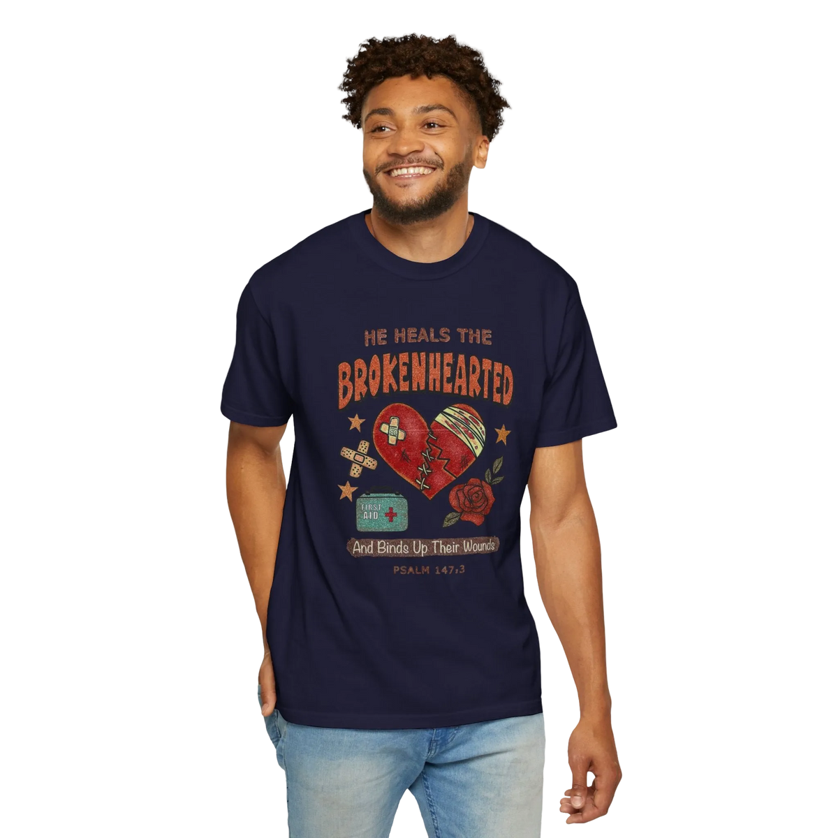 He Heals the Brokenhearted T-Shirt