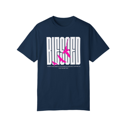 “Blessed” Unisex Garment-Dyed T-shirt
