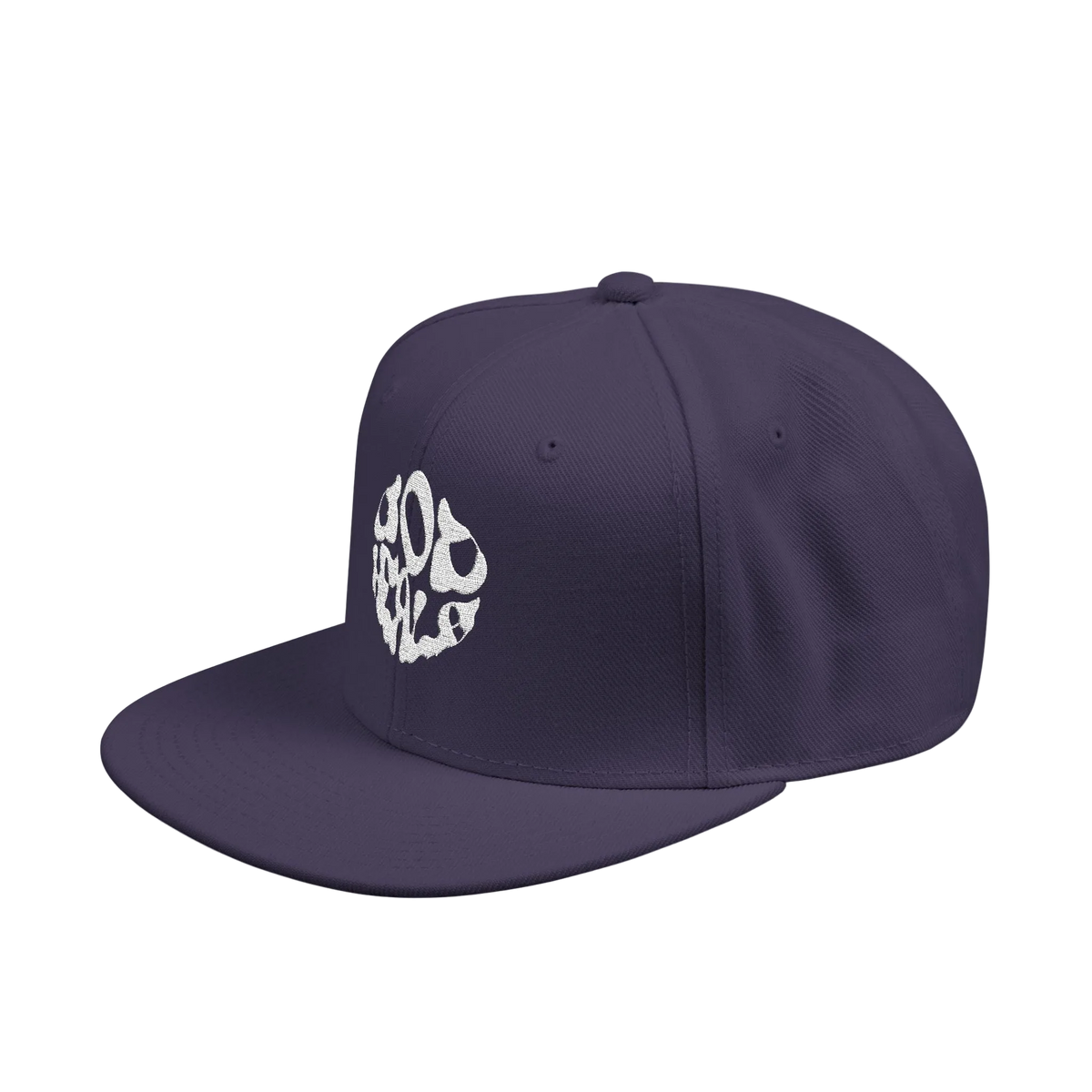 Embroidered Paw Print Snapback Hat