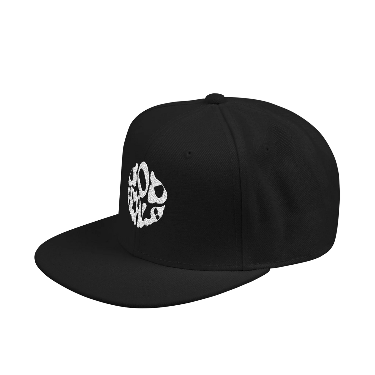Embroidered Paw Print Snapback Hat