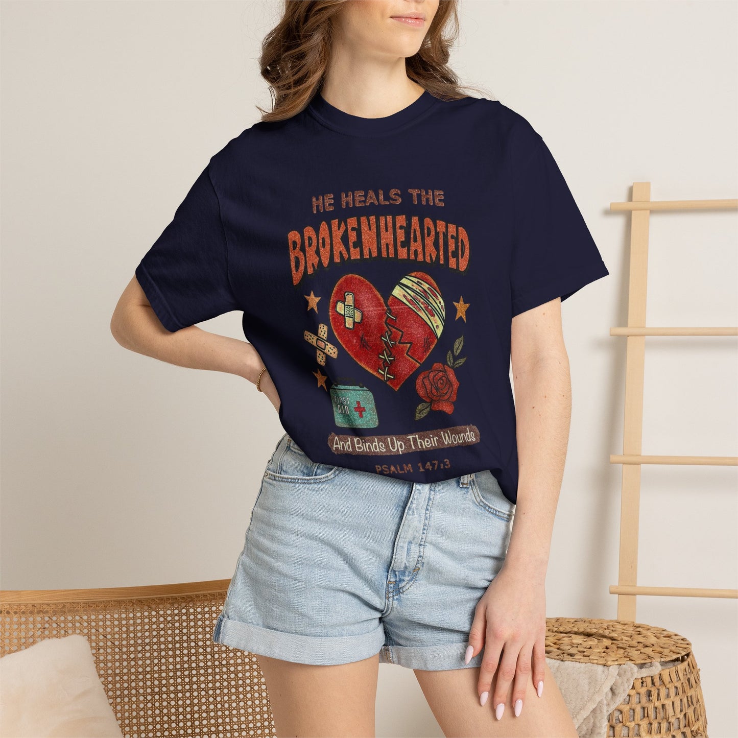 He Heals the Brokenhearted T-Shirt