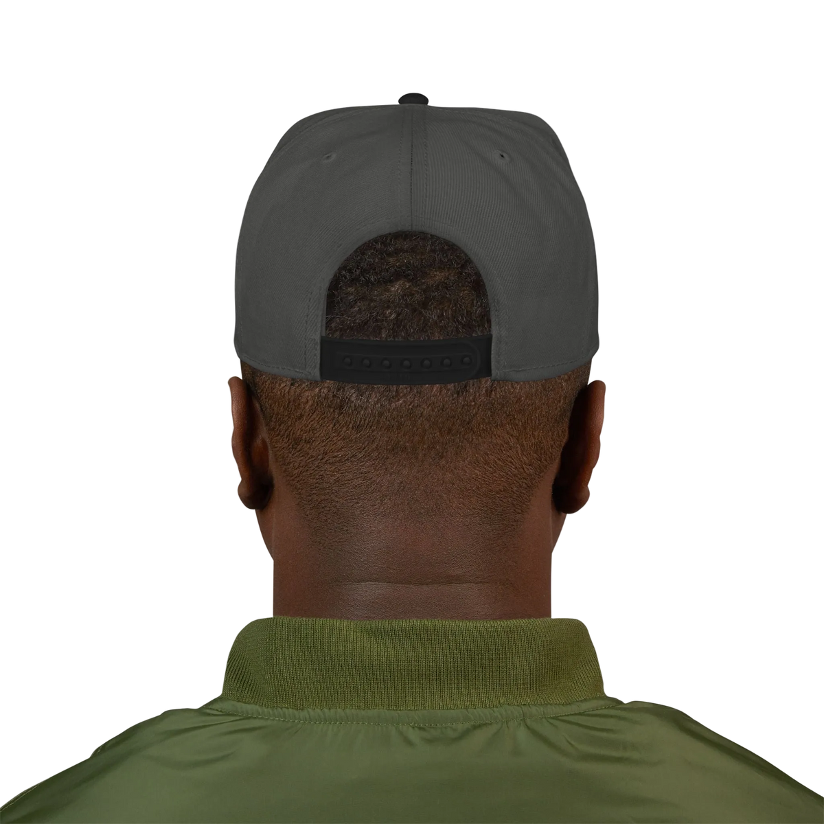 Embroidered Paw Print Snapback Hat