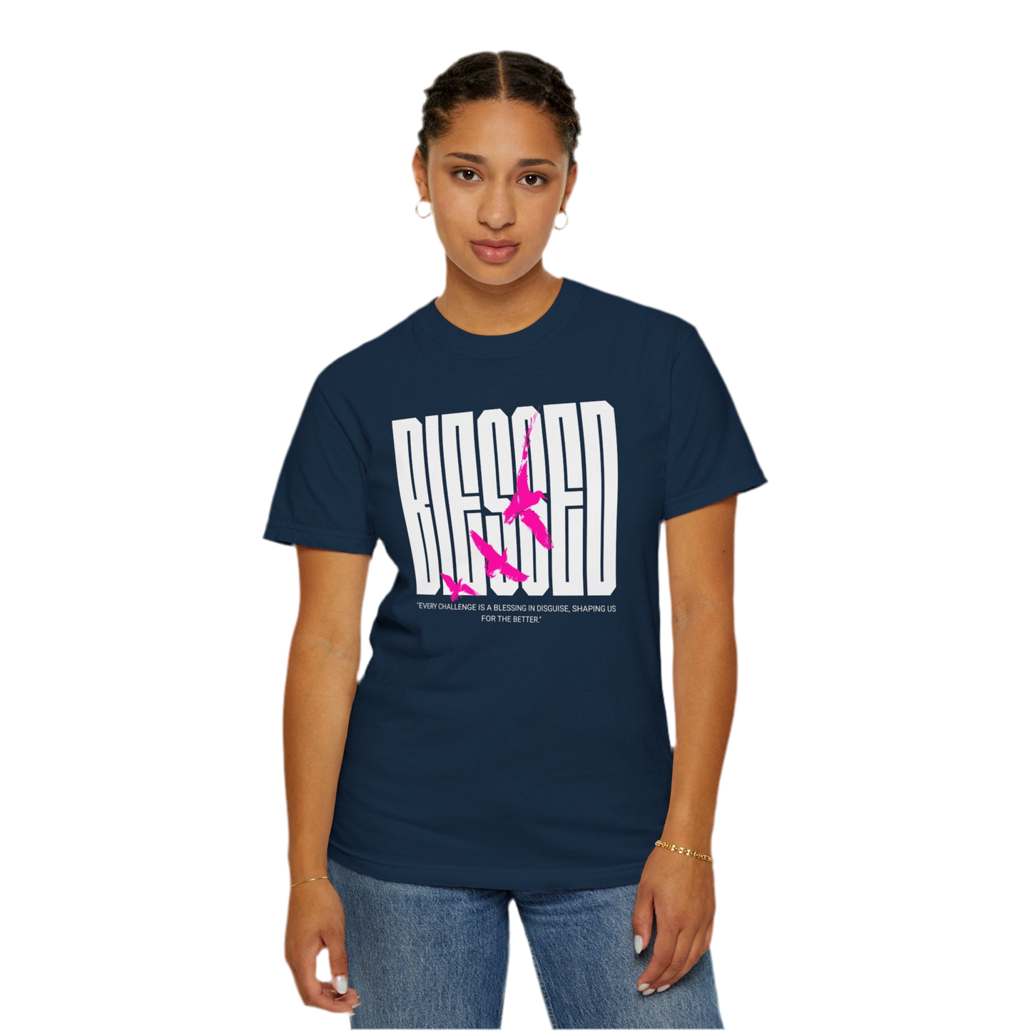 “Blessed” Unisex Garment-Dyed T-shirt