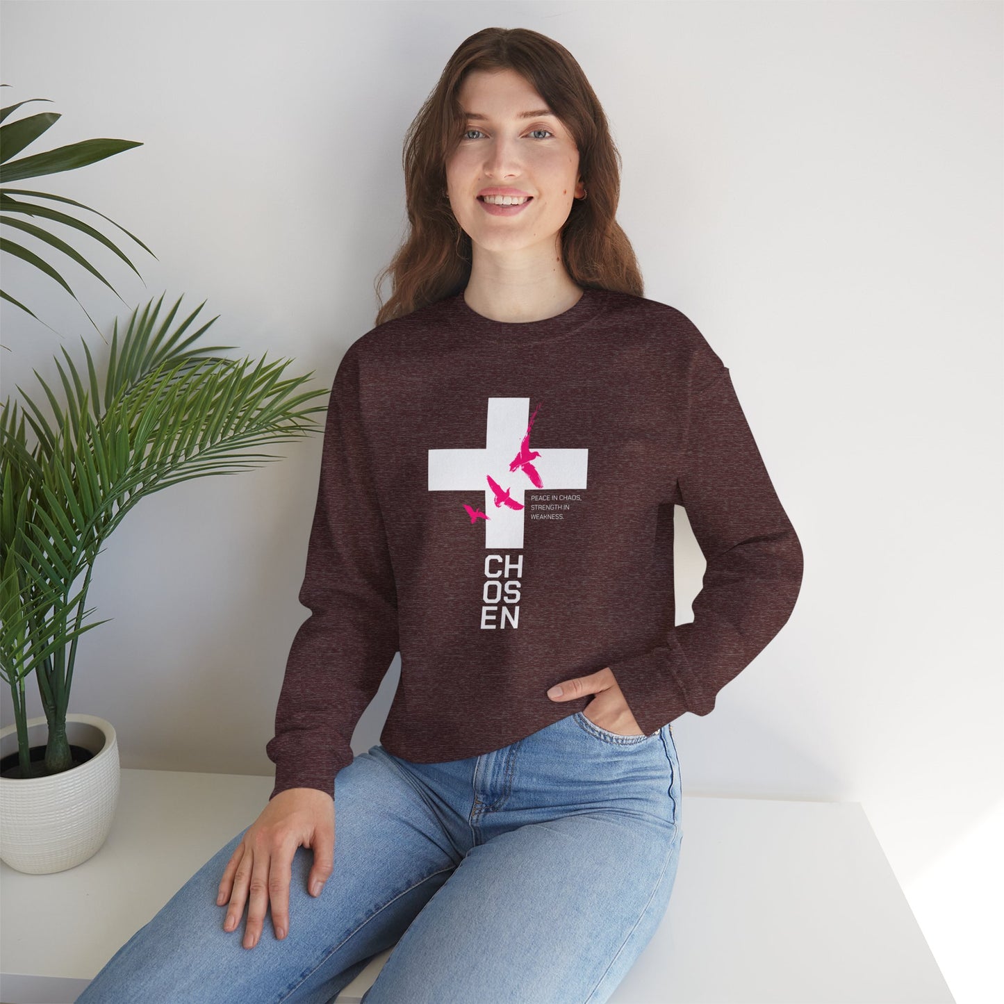“Chosen” Unisex Crewneck Sweatshirt - 'Chosen' Design