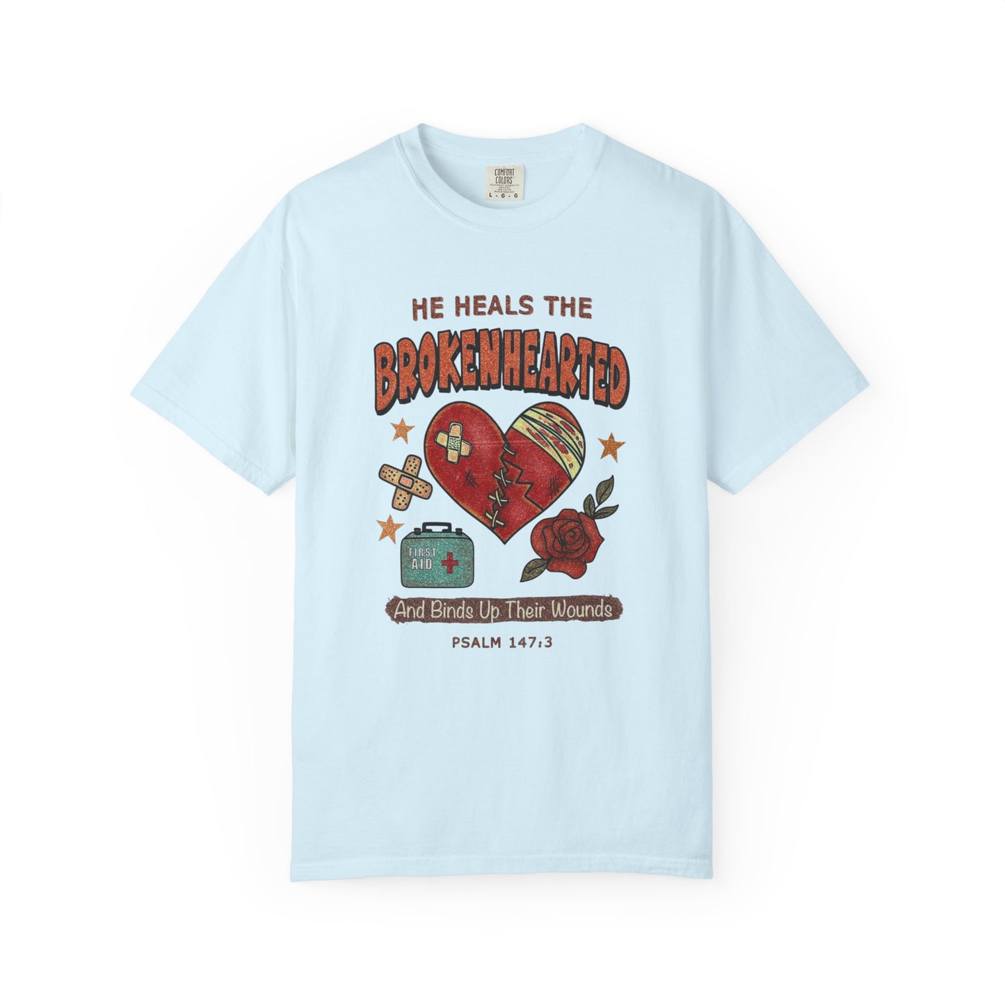He Heals the Brokenhearted T-Shirt