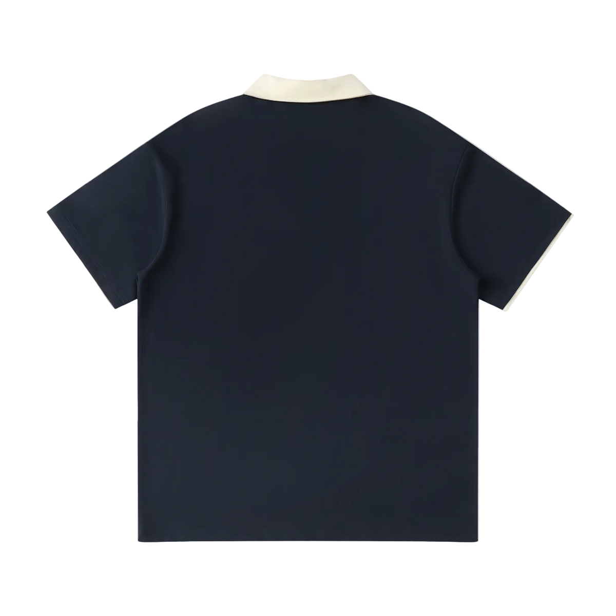 Contrast Collar Raglan Polo Shirt