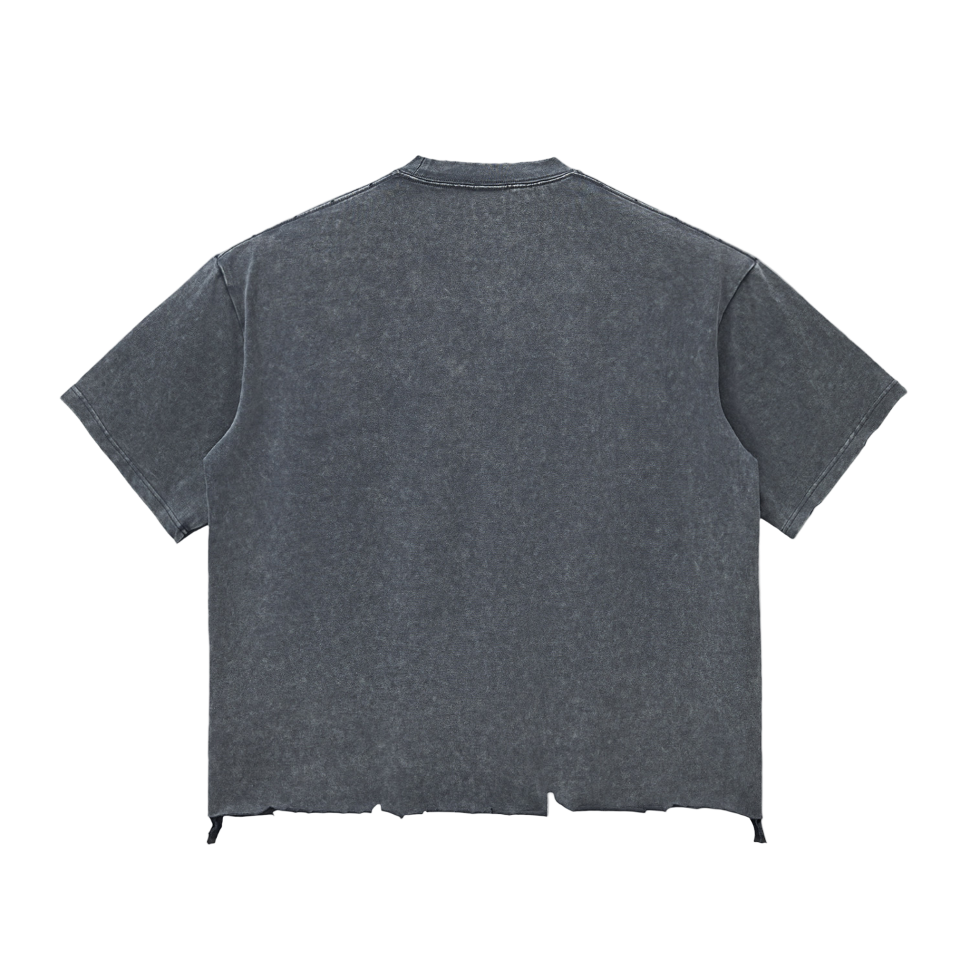 God Heals Snow Wash Raw-Hem Boxy T-shirt