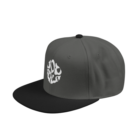 Embroidered Paw Print Snapback Hat