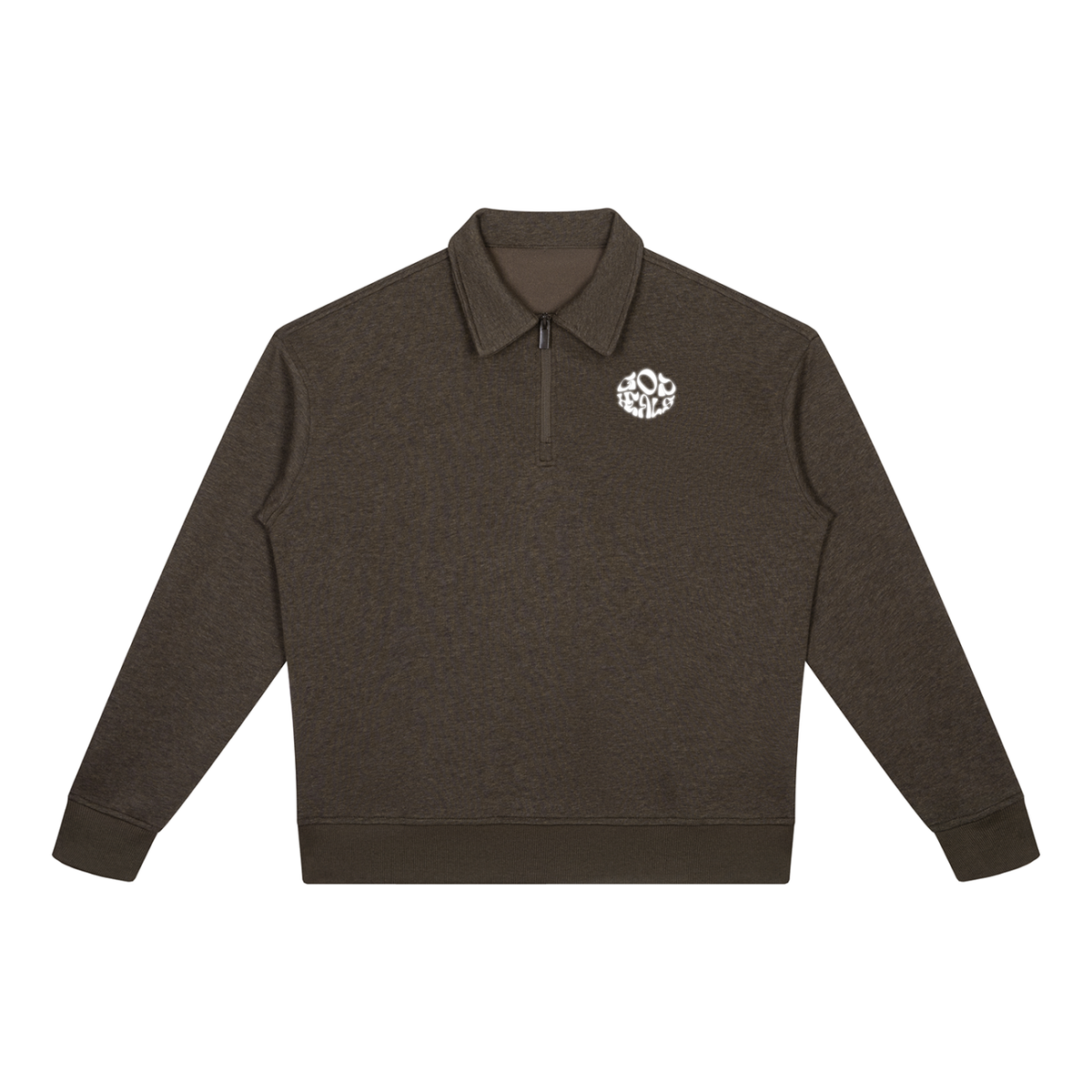 Unisex Boxy Quarter-Zip Sweatshirt