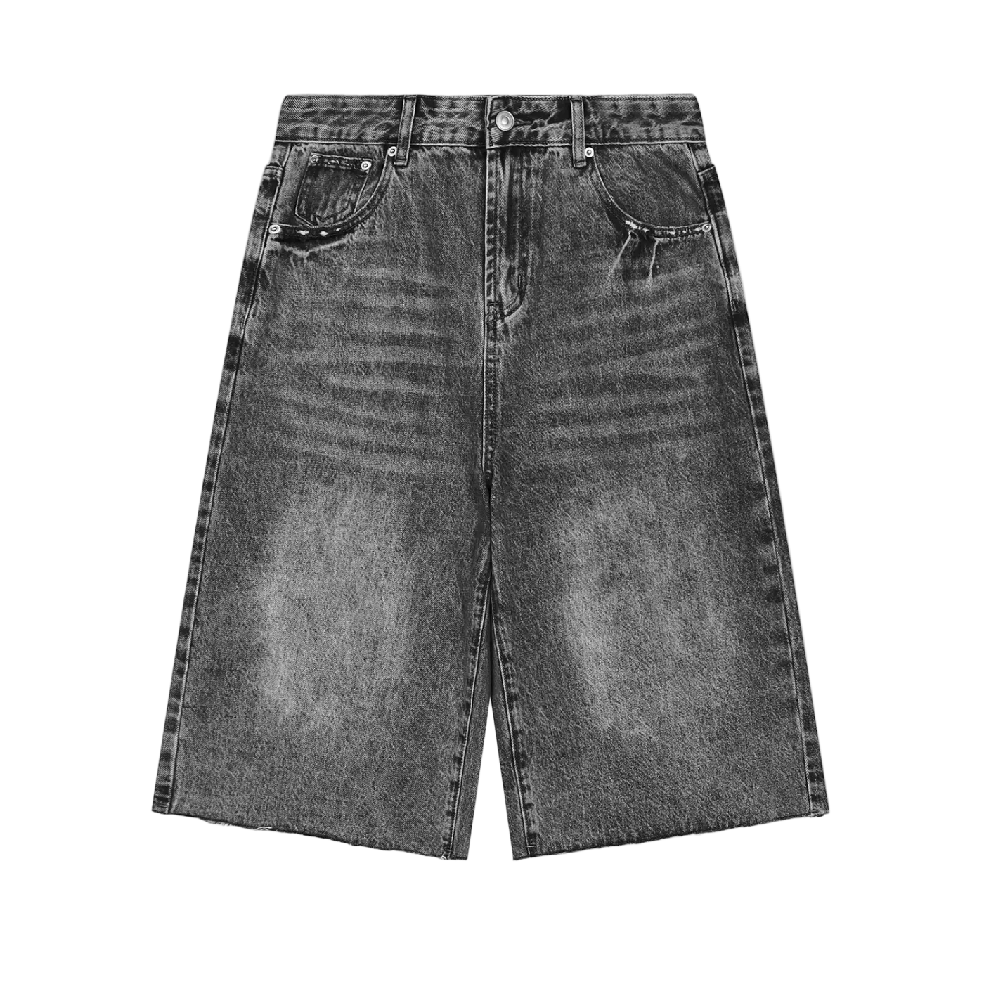 Men’s Vintage Wide Leg Denim Shorts