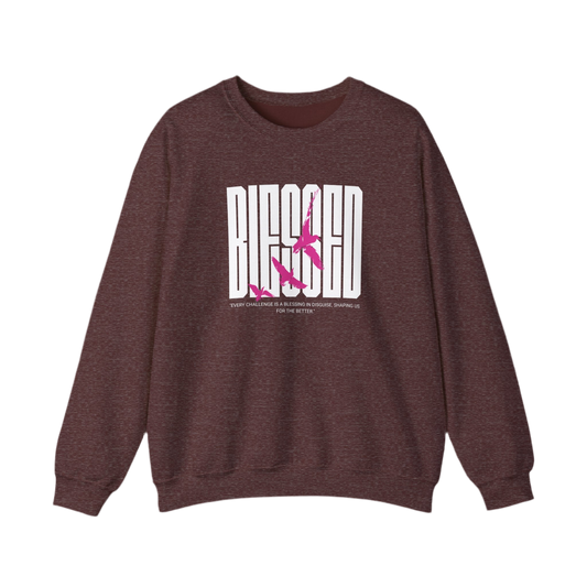 “Blessed” Crewneck Sweatshirt - Unisex Heavy Blend