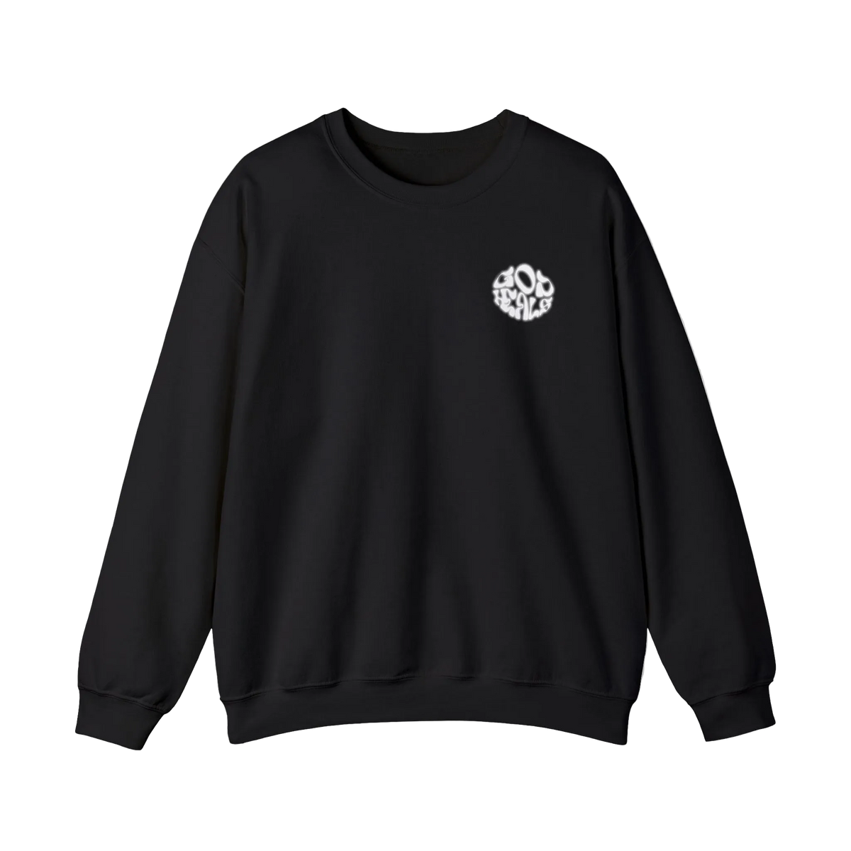 Crewneck Sweatshirt — Chosen Cross Graphic with 'Chosen' Text