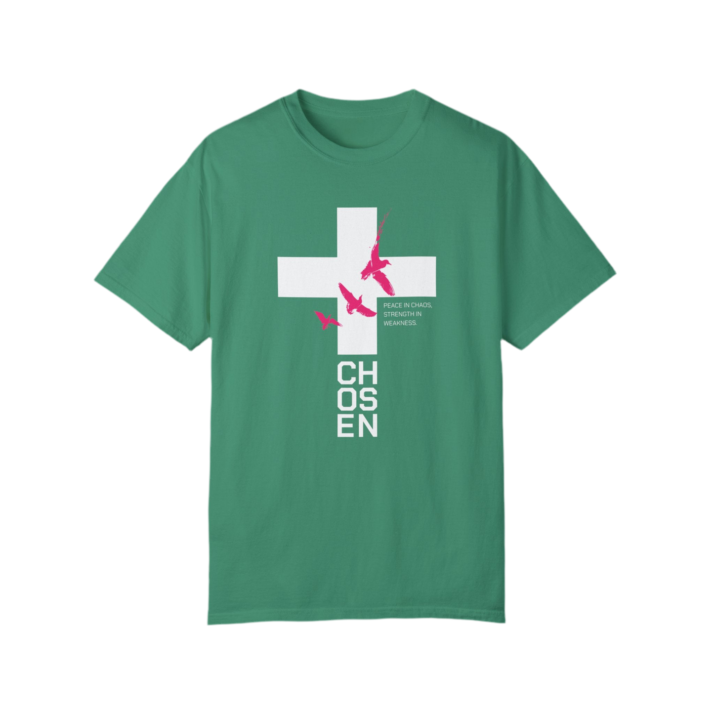 “Chosen” Unisex Garment-Dyed T-Shirt - Peace In Chaos Design