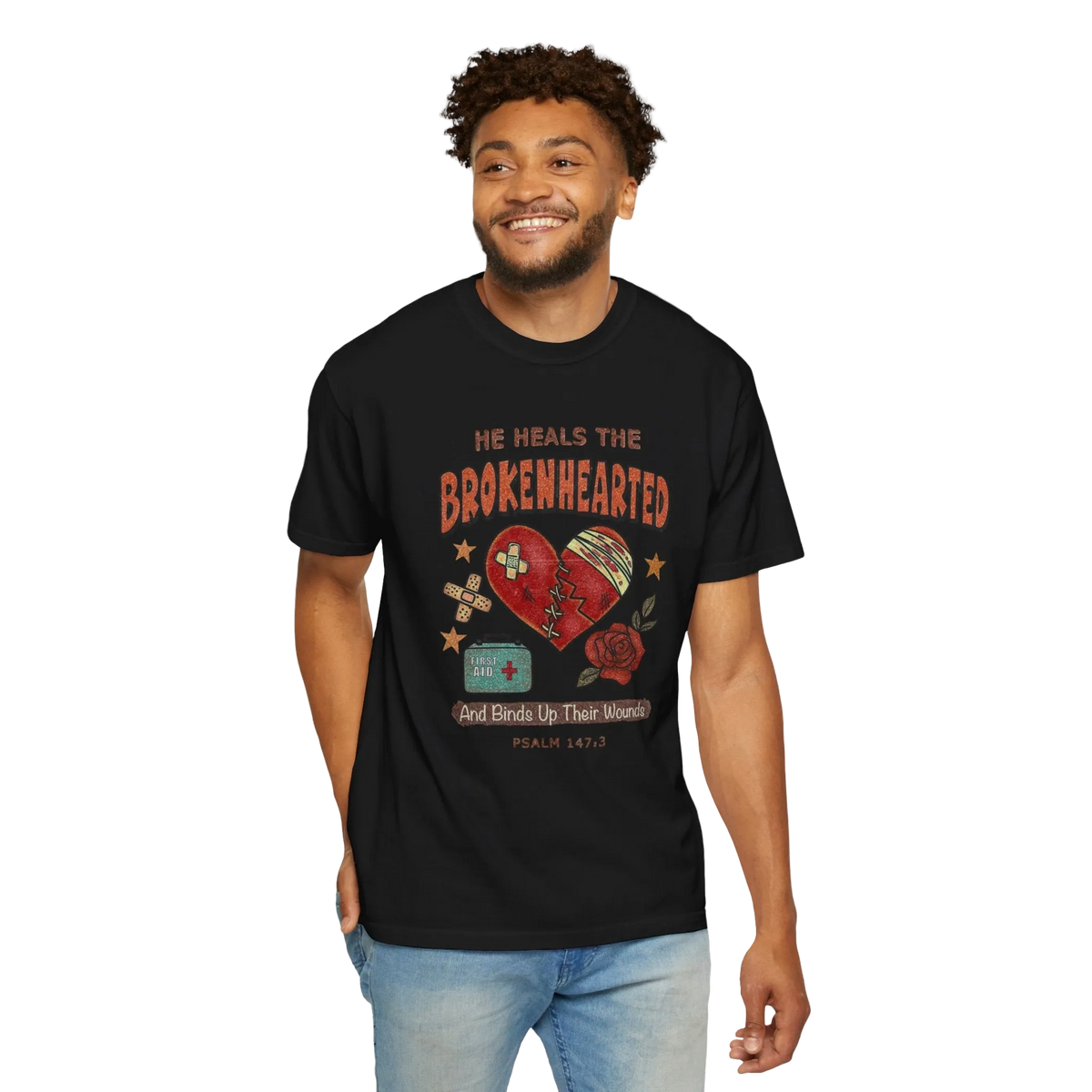 He Heals the Brokenhearted T-Shirt