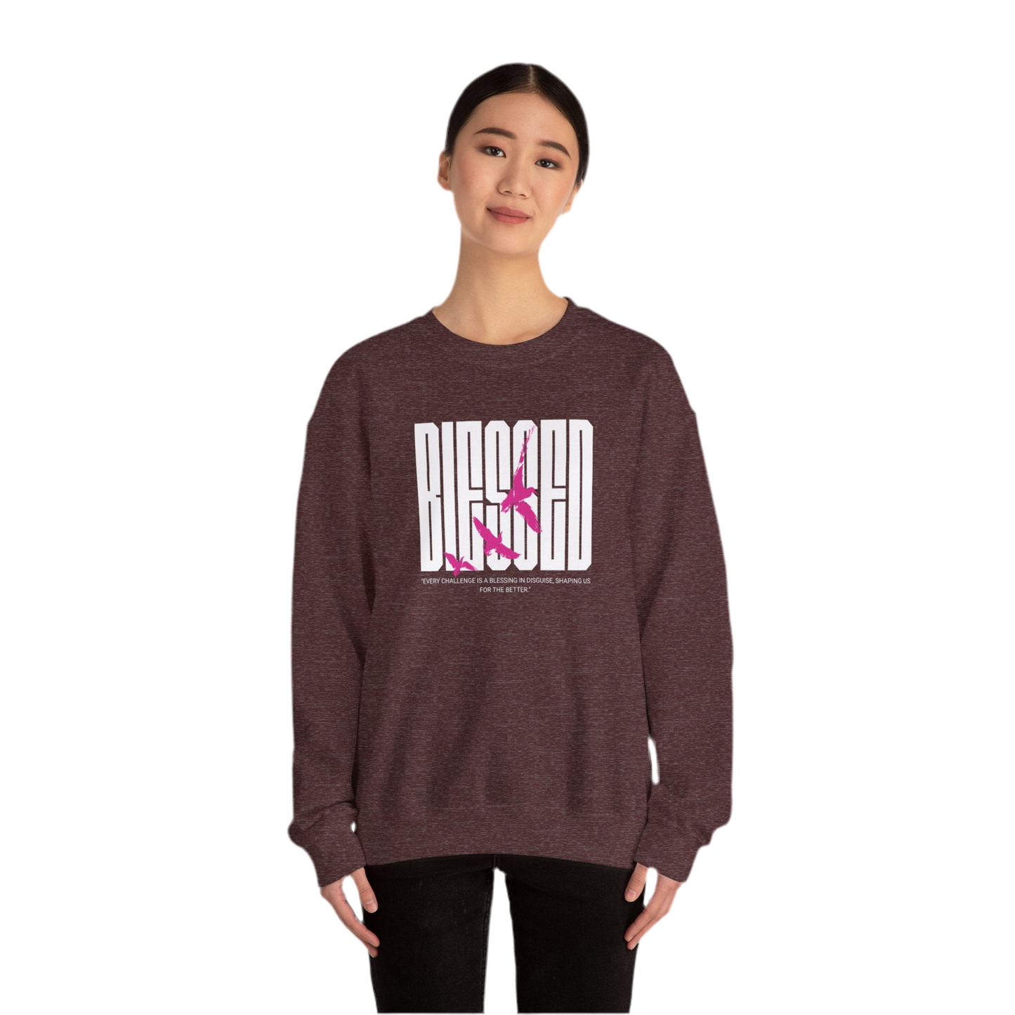 “Blessed” Crewneck Sweatshirt - Unisex Heavy Blend