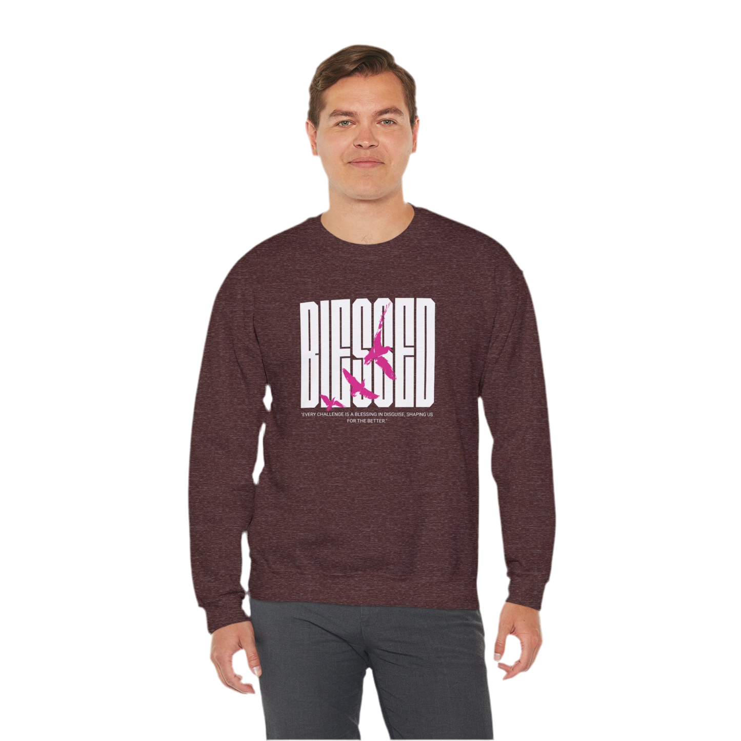“Blessed” Crewneck Sweatshirt - Unisex Heavy Blend