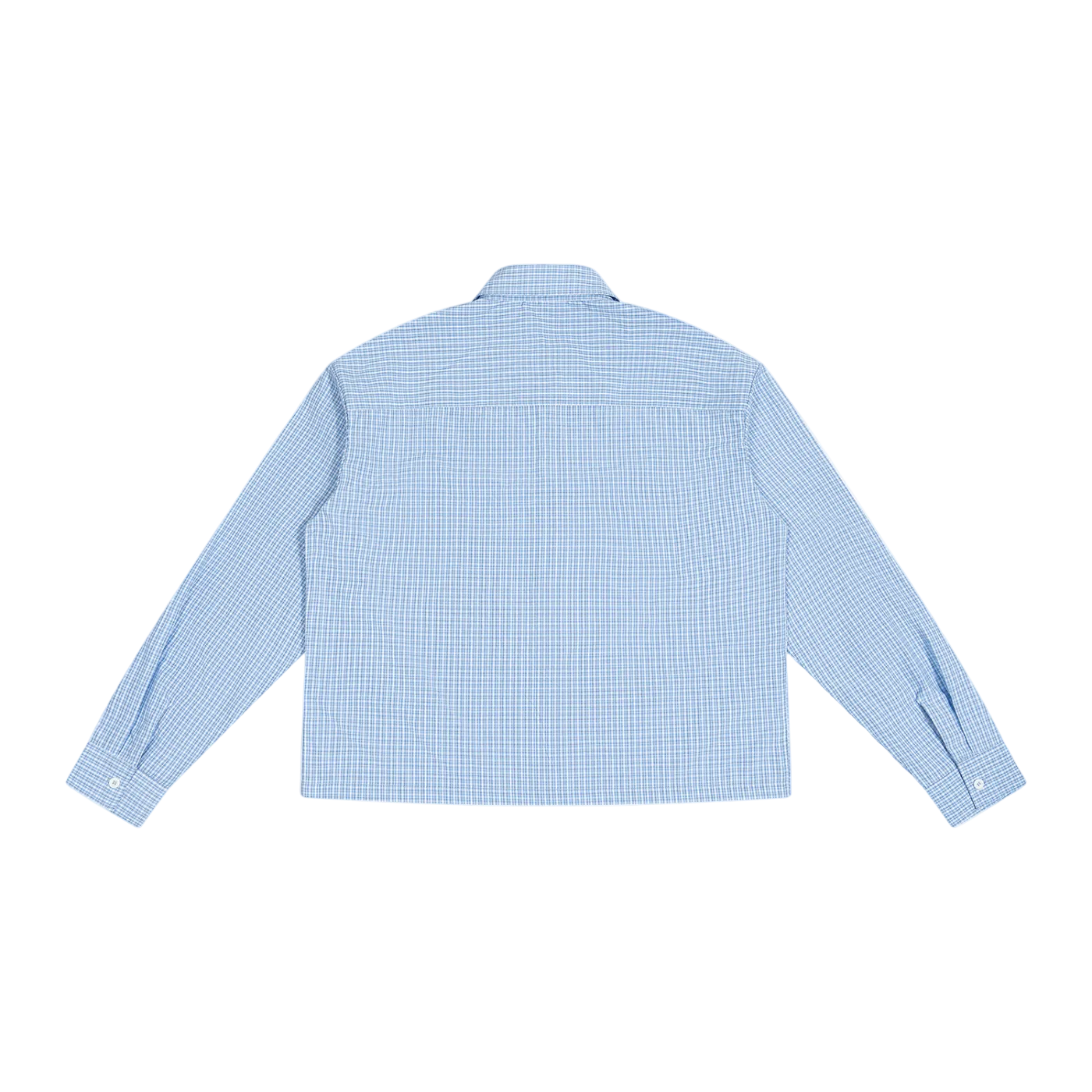 Unisex Boxy Plaid Long Sleeve Shirt