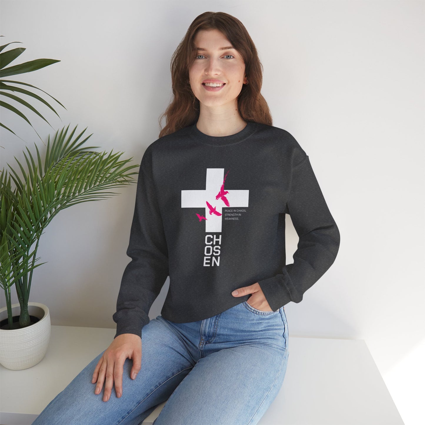“Chosen” Unisex Crewneck Sweatshirt - 'Chosen' Design
