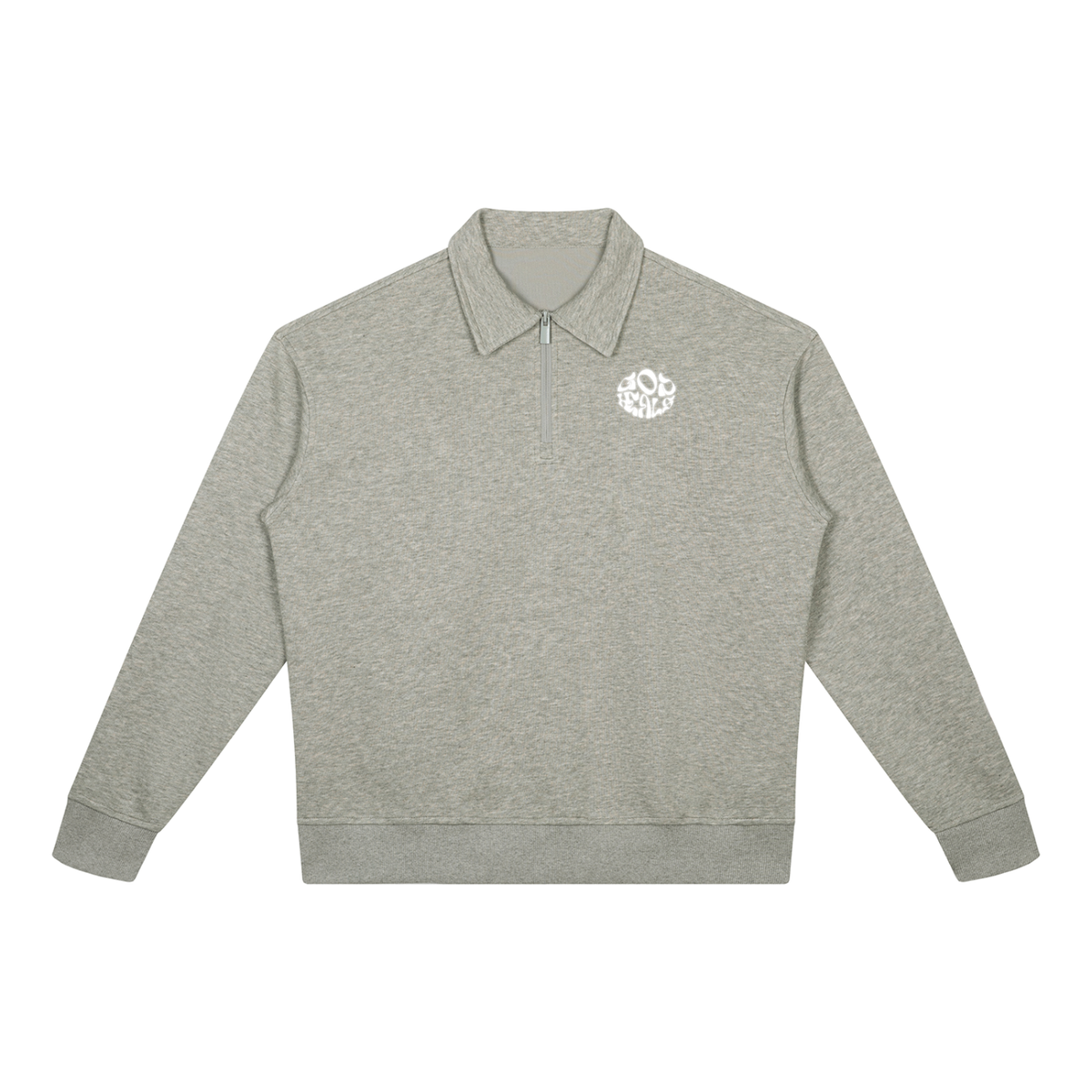 Unisex Boxy Quarter-Zip Sweatshirt