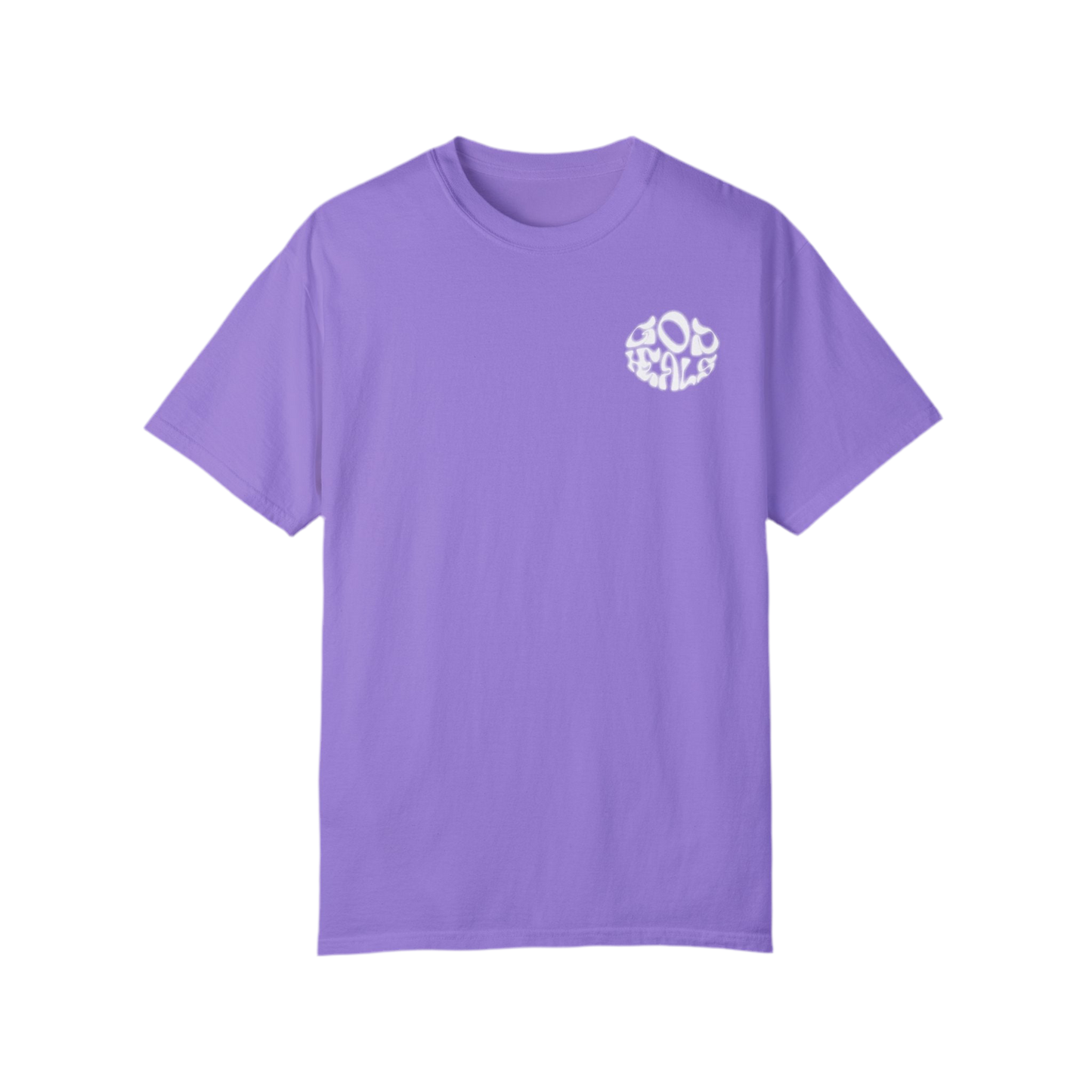 “God Heals” Unisex Garment-Dyed T-Shirt - Casual Comfort for Every Occasion