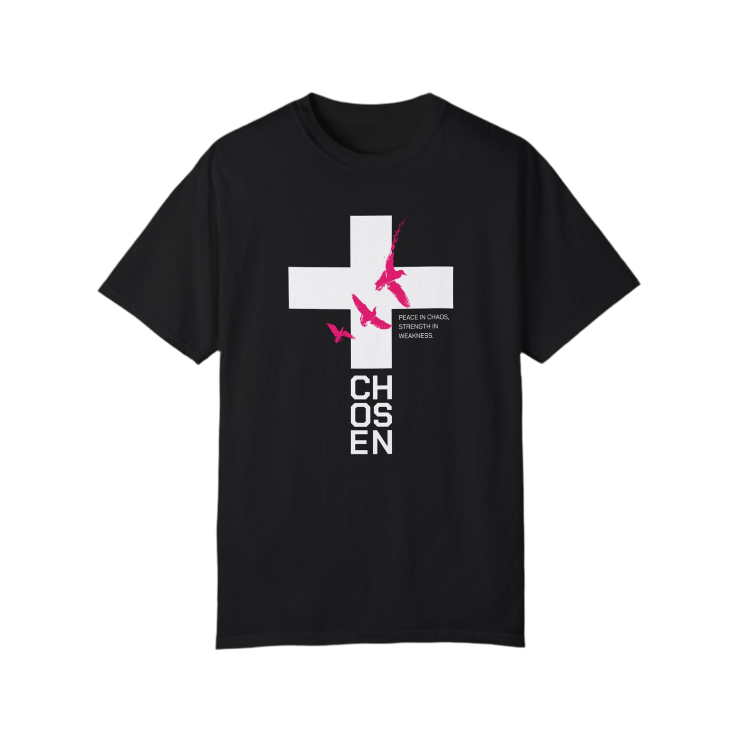 “Chosen” Unisex Garment-Dyed T-Shirt - Peace In Chaos Design
