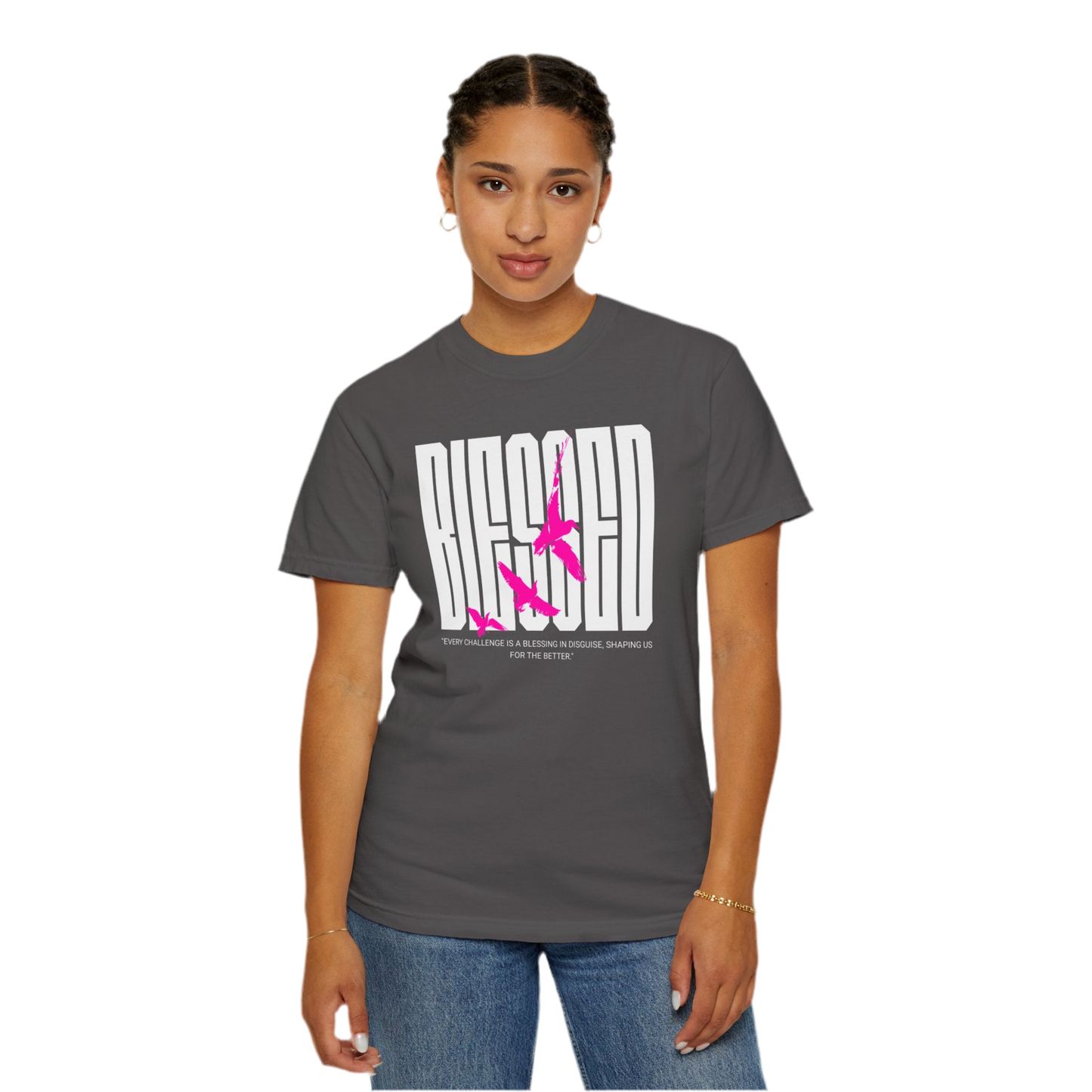 “Blessed” Unisex Garment-Dyed T-shirt
