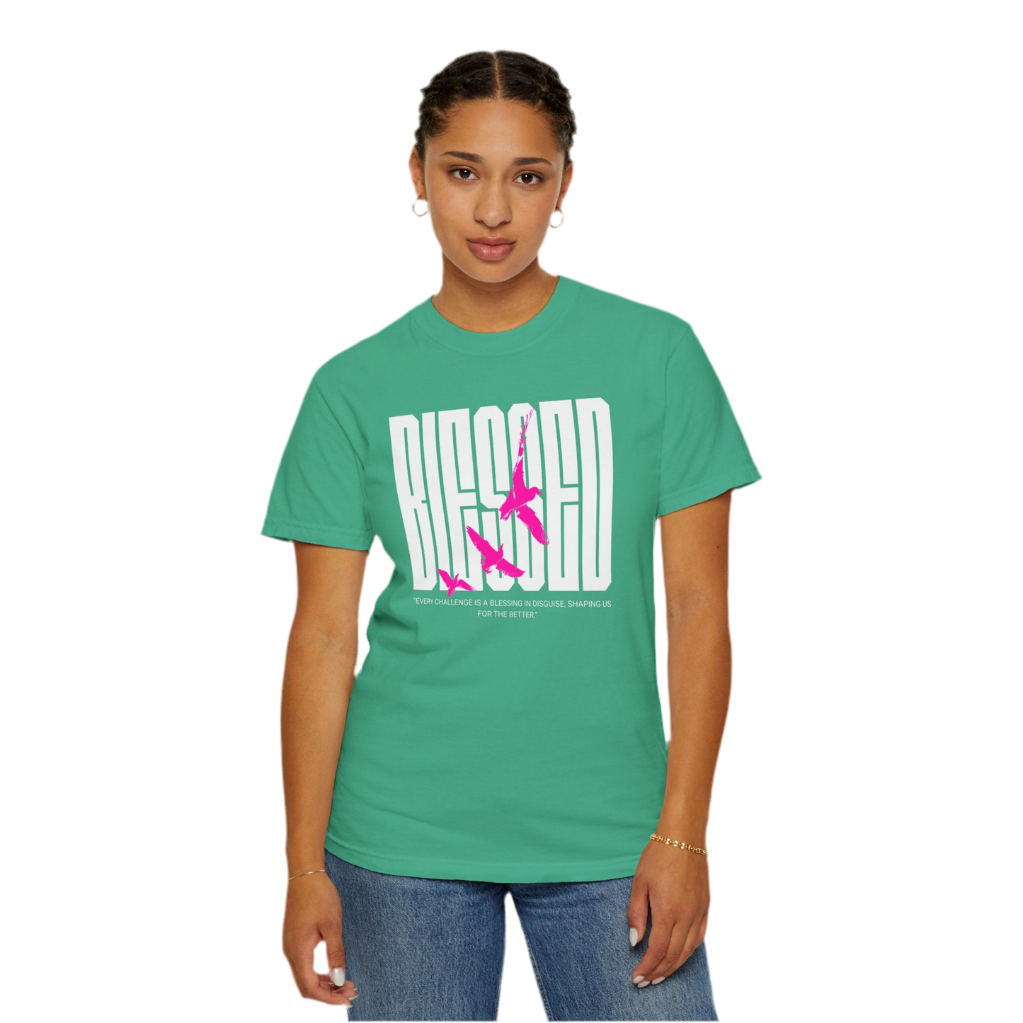 “Blessed” Unisex Garment-Dyed T-shirt