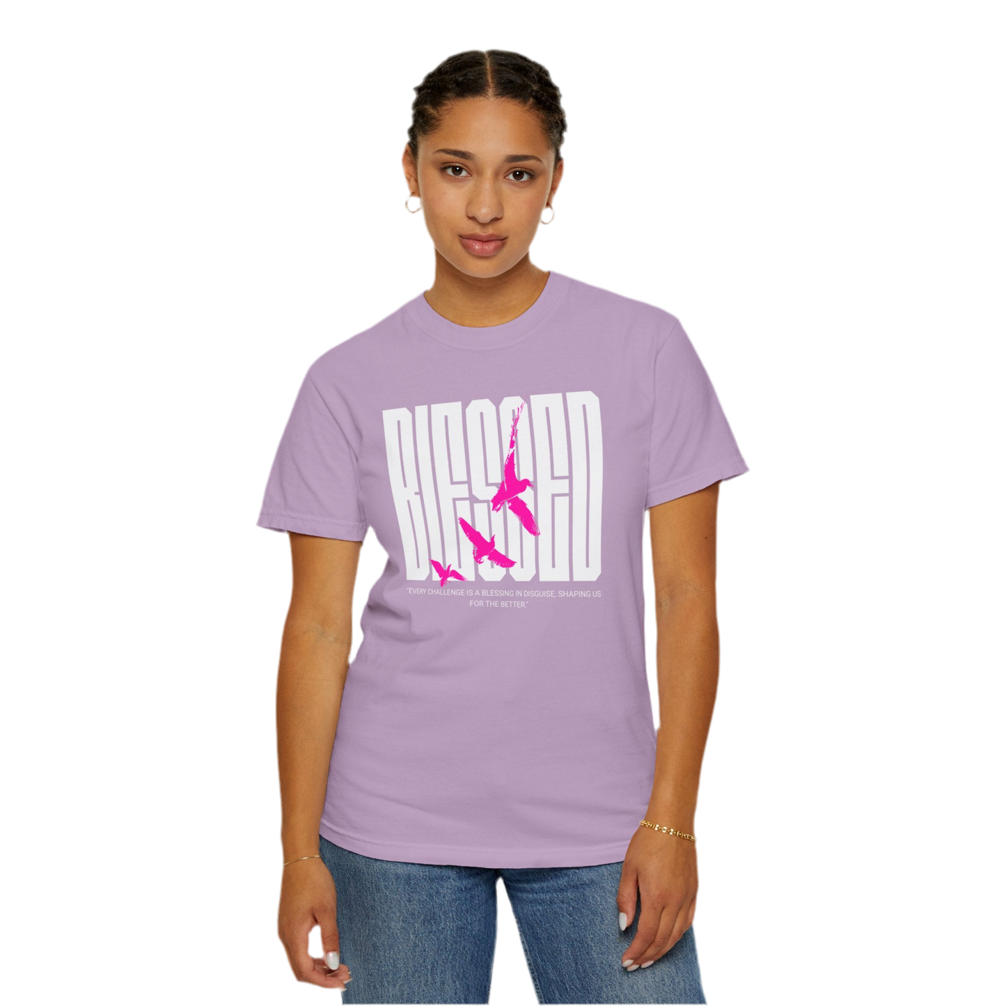 “Blessed” Unisex Garment-Dyed T-shirt
