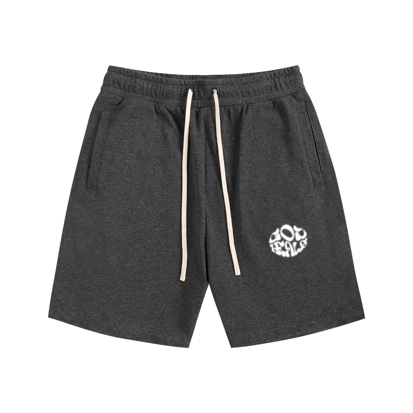 God Heals Essential Cotton Shorts