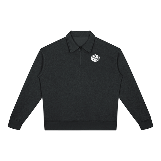 Unisex Boxy Quarter-Zip Sweatshirt