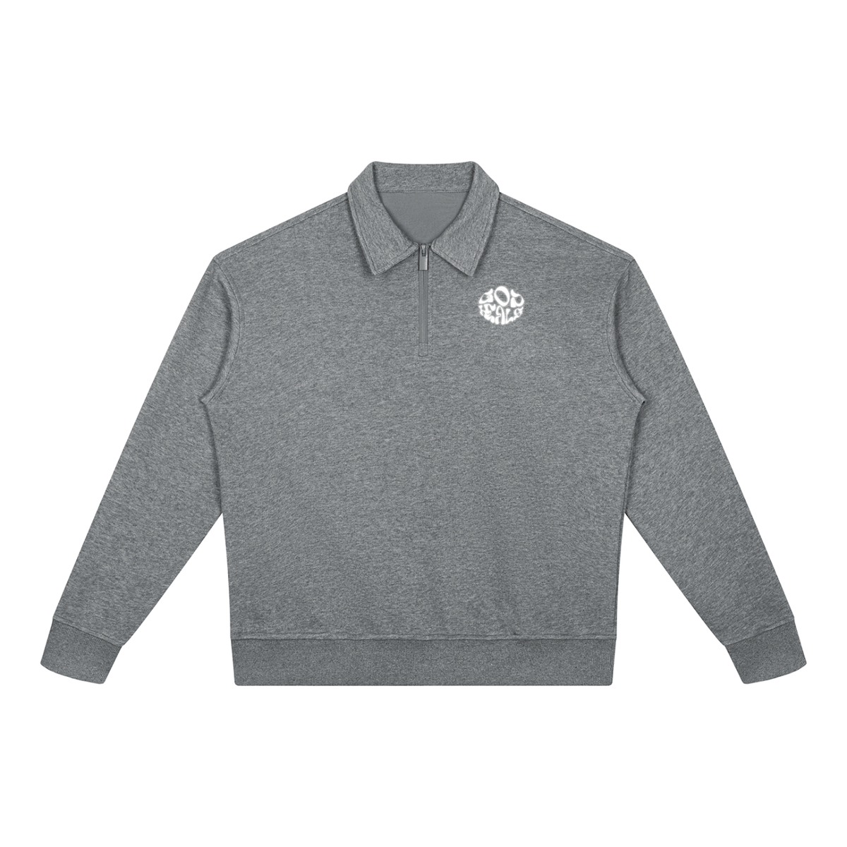 Unisex Boxy Quarter-Zip Sweatshirt