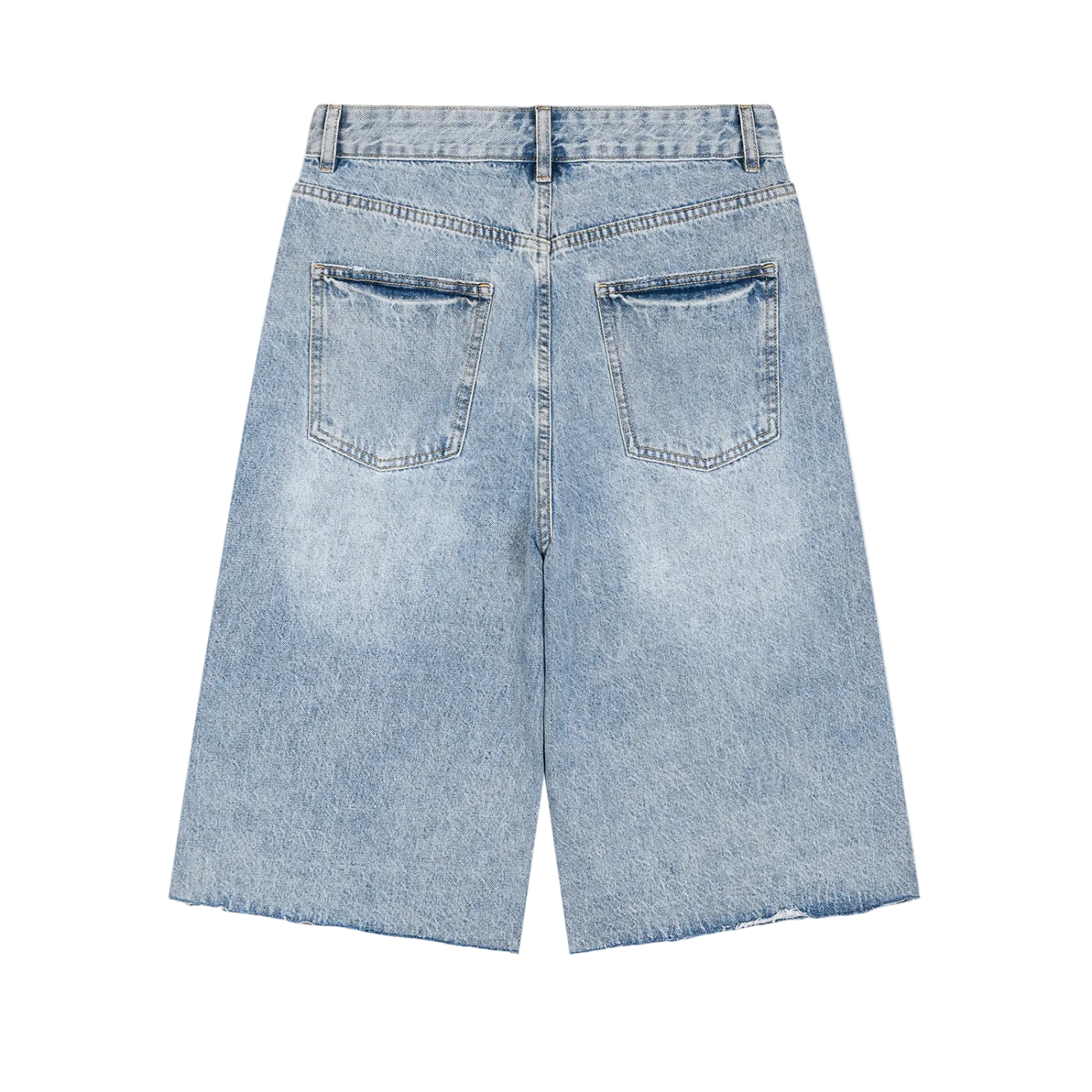 Men’s Vintage Wide Leg Denim Shorts