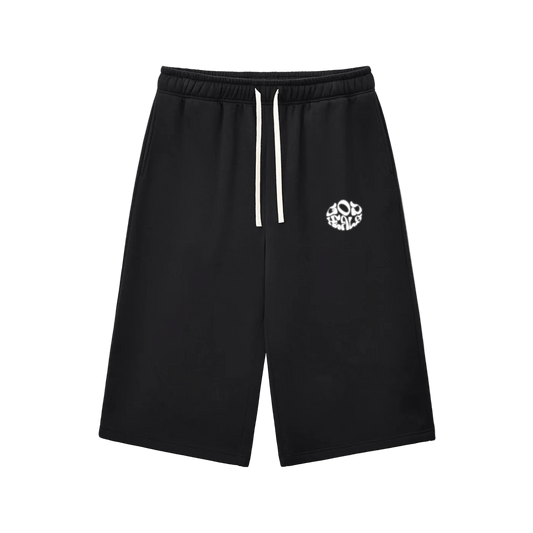 Relaxed Drawstring Three-quarter Sweatpants