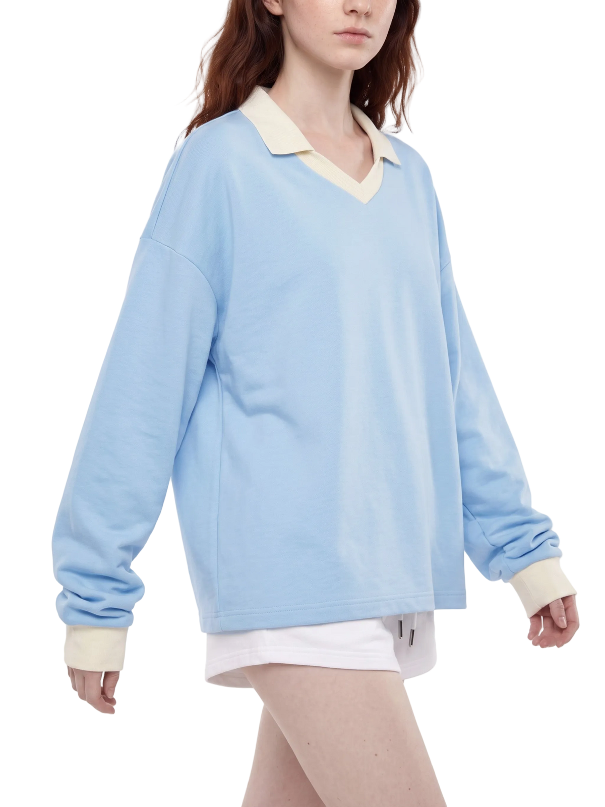 Unisex Color Block Long Sleeve Sweatshirt